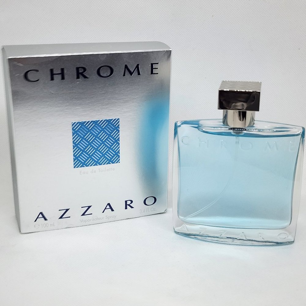 Azzaro Chrome for men 3.5 oz edt